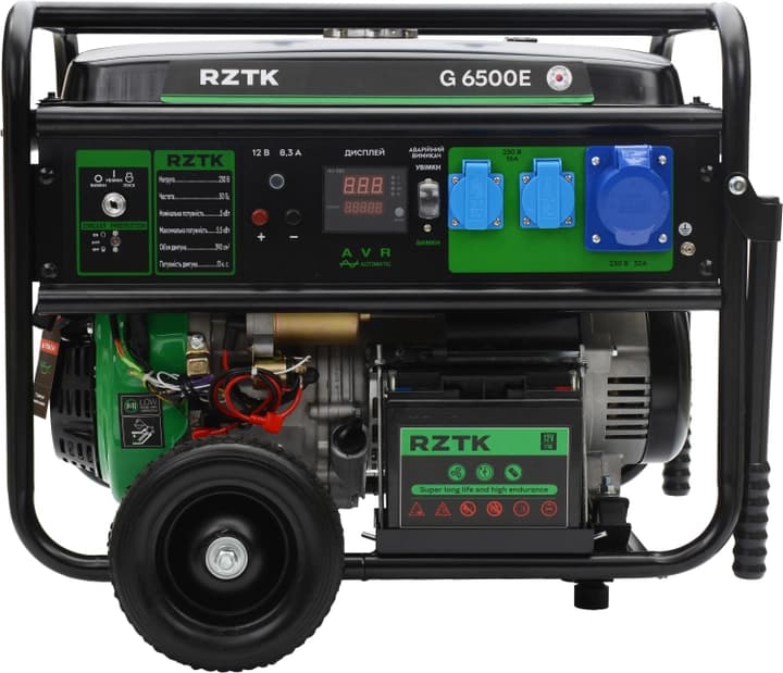 RZTK G6500E 6 кВт / Hyundai hhy 9000 6 кВт